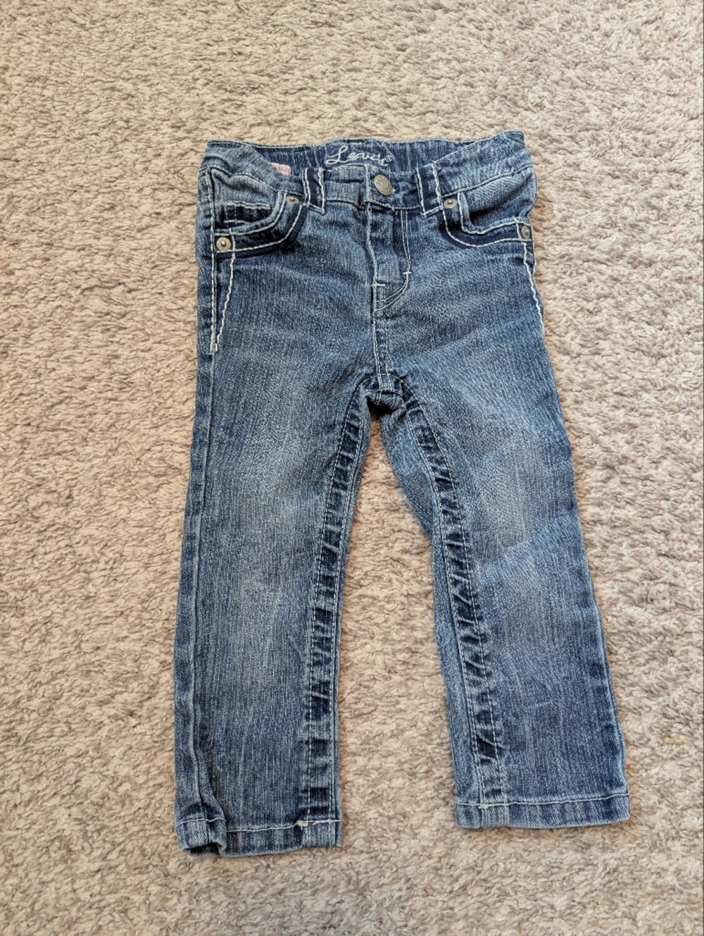 Kids Levi's 18 Months Skinny Blue Denim Jeans
